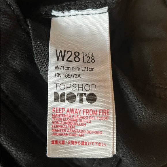 TOPSHOP BLACK JEANS - Picture 5 of 5